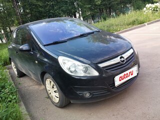 2007 Opel Corsa D, чёрный, 490000 рублей, вид 1