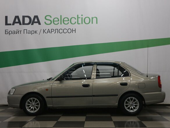 2007 Hyundai Accent ТагАЗ II, бежевый - вид 4