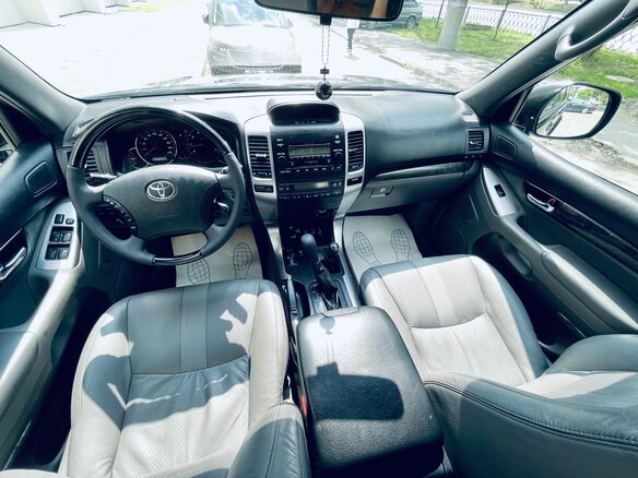 2008 Toyota Land Cruiser Prado 4-speed 120 Series Рестайлинг, чёрный - вид 17