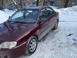 2007 Kia Spectra I Рестайлинг 2, красный, 300000 рублей, вид 5