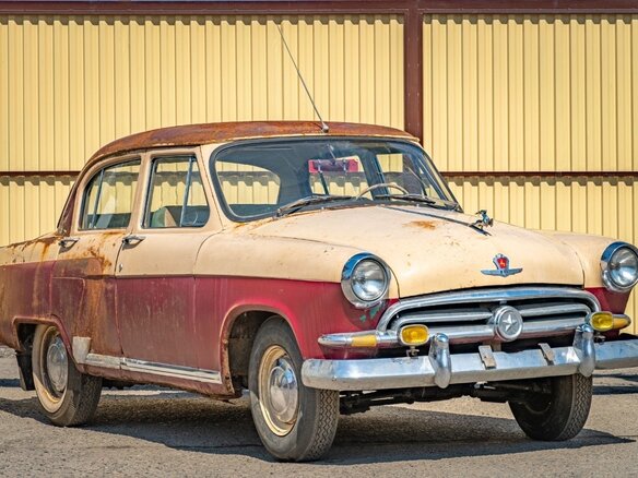 1957 ГАЗ 21 «Волга» 21Г, красный, 1000000 рублей