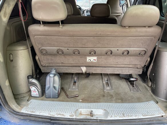 2002 Dodge Caravan 3-speed IV, синий, 650000 рублей - вид 5