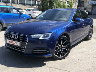 2015 Audi A4 V (B9), синий, 1600000 рублей, вид 1