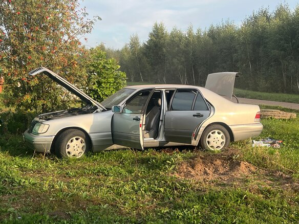 1994 Mercedes-Benz S-Класс 350 III (W140) Рестайлинг, серый, 520000 рублей - вид 6
