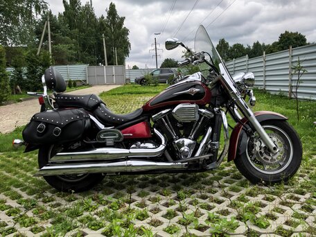 2007 Kawasaki VN2000 Vulcan, чёрный, 750000 рублей, вид 1