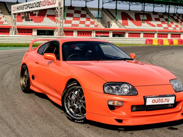 1993 Toyota Supra IV (A80), оранжевый