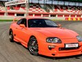 1993 Toyota Supra IV (A80), оранжевый