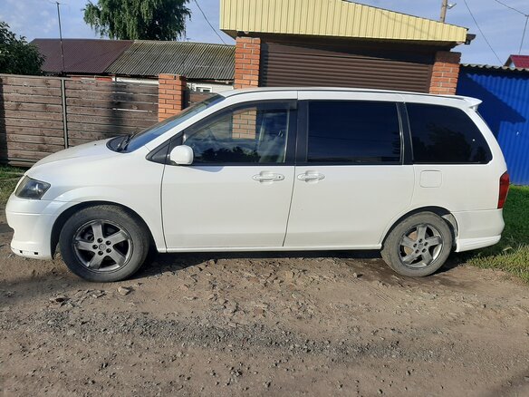 2003 Mazda MPV II (LW), белый, 810000 рублей - вид 4