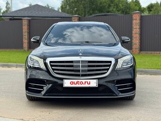 2017 Mercedes-Benz S-Класс 450 Long VI (W222, C217) Рестайлинг, чёрный, 4600000 рублей, вид 2