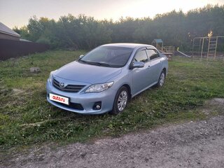 2012 Toyota Corolla X (E140, E150) Рестайлинг, голубой, 1250000 рублей, вид 4
