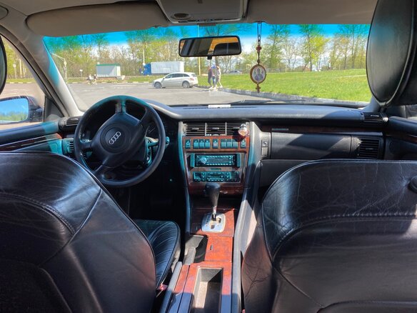 1998 Audi A8 I (D2), синий, 500000 рублей - вид 5