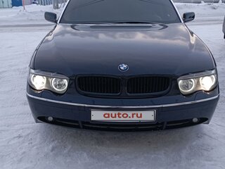 2002 BMW 7 серии 745i IV (E65/E66), чёрный, 1400000 рублей, вид 2