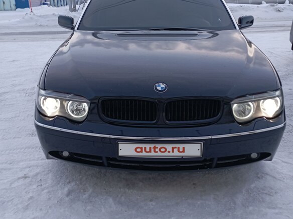 2002 BMW 7 серии 745i IV (E65/E66), чёрный, 1400000 рублей - вид 1