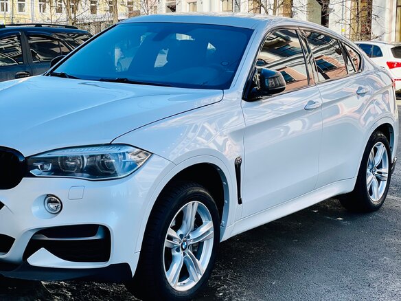 2016 BMW X6 M50d II (F16), белый - вид 4
