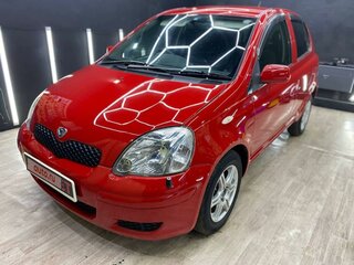 2003 Toyota Vitz I (P10), красный, 520000 рублей, вид 4