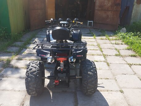 2023 Yamaha Grizzly 250, чёрный, 155000 рублей, вид 2
