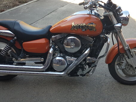 2002 Kawasaki VN1500 Vulcan, коричневый, 420000 рублей, вид 2