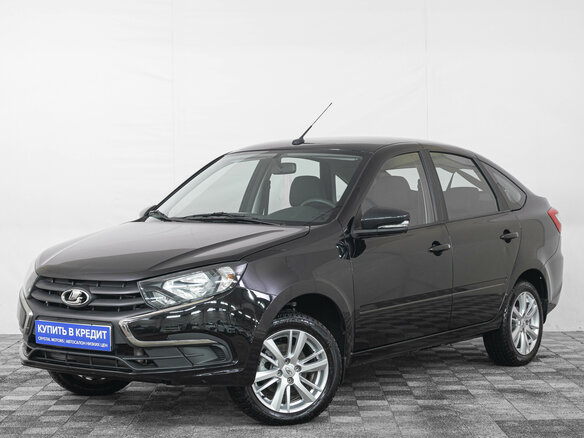 2024 Lada (ВАЗ) Granta I Рестайлинг, чёрный - вид 2