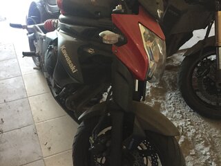 2013 Kawasaki ER-6N, красный, 750000 рублей, вид 1