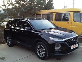 2019 Hyundai Santa Fe IV, чёрный, 3500000 рублей, вид 4