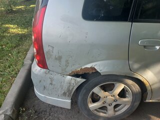 2003 Mazda Premacy I (CP), серебристый, 130000 рублей, вид 5