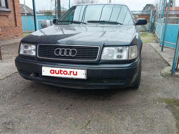 1991 Audi 100 IV (C4), синий, 349500 рублей - вид 2