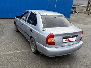 2008 Hyundai Accent ТагАЗ II, серый, 375000 рублей, вид 4
