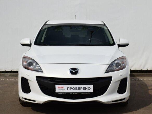 2012 Mazda 3 II (BL) Рестайлинг, белый - вид 1