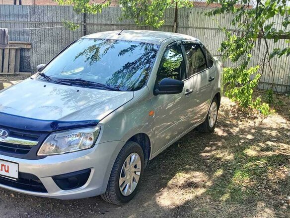 2017 Lada (ВАЗ) Granta I, серебристый, 695000 рублей - вид 9