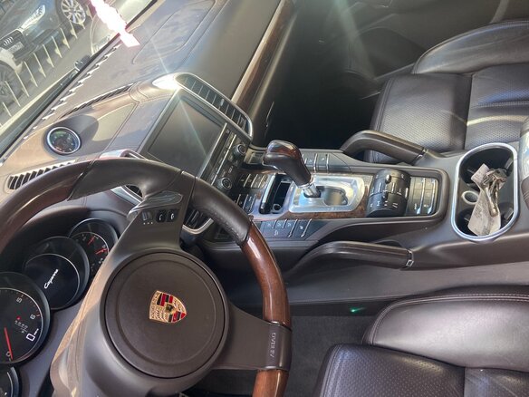 2012 Porsche Cayenne Diesel II (958), коричневый - вид 8