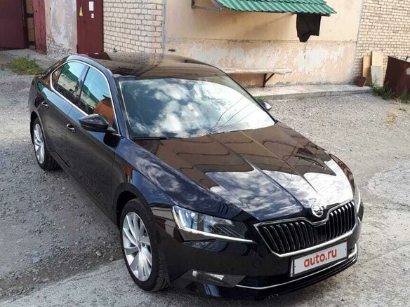 2019 Skoda Superb III, чёрный - вид 2
