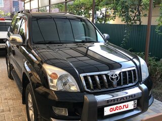 2007 Toyota Land Cruiser Prado 120 Series, чёрный, 2200000 рублей, вид 1