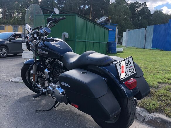 2014 Harley-Davidson Sportster 1200, синий, 860000 рублей - вид 5