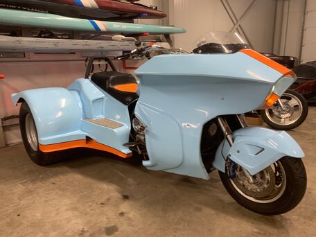 2003 Boss Hoss ZZ4 350, голубой, 5000000 рублей, вид 4