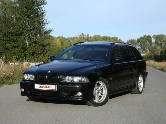 2001 BMW 5 серии 540i IV (E39) Рестайлинг, чёрный