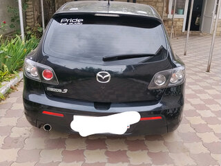 2008 Mazda 3 I (BK) Рестайлинг, чёрный, 500000 рублей, вид 3