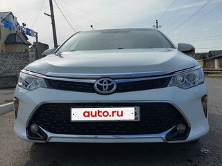 2016 Toyota Camry VII (XV50) Рестайлинг, белый, 1650000 рублей, вид 1
