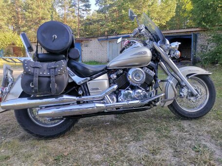 2004 Yamaha XVS650 Drag Star, жёлтый, 400000 рублей, вид 3