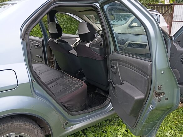 2012 Renault Logan I Рестайлинг, синий, 365000 рублей - вид 15