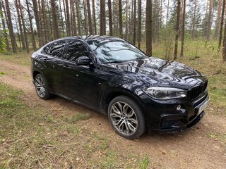 2016 BMW X6 30d II (F16), чёрный, 4000000 рублей, вид 4