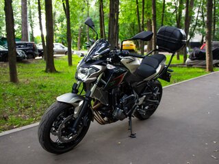 2017 Kawasaki Z 650, серебристый, 850000 рублей, вид 1