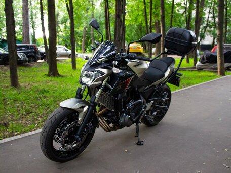 2017 Kawasaki Z 650, серебристый, 850000 рублей, вид 1