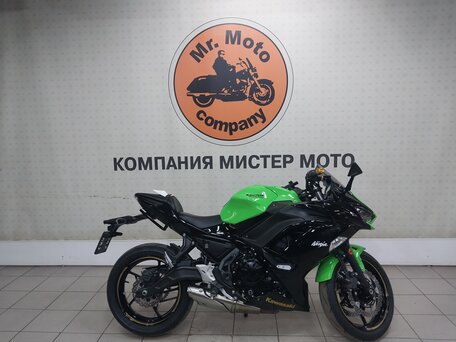 2022 Kawasaki Ninja 650, зелёный, 849000 рублей, вид 1