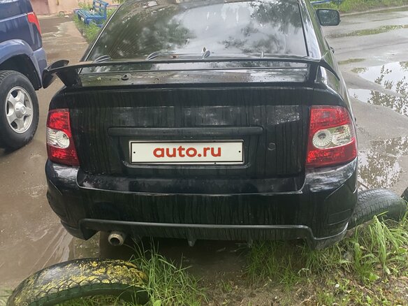 2012 Lada (ВАЗ) Priora I, синий - вид 3