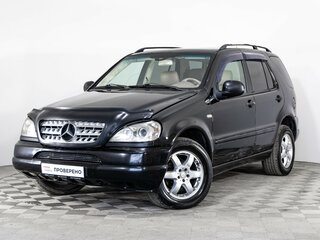 2001 Mercedes-Benz M-Класс 320 I (W163) Рестайлинг, чёрный, 314000 рублей, вид 1