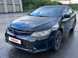 2015 Toyota Camry VII (XV50) Рестайлинг, чёрный, 1950000 рублей, вид 1