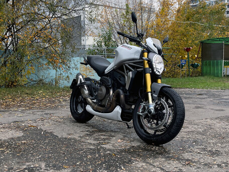 2015 Ducati Monster 1200, белый, 800000 рублей, вид 1