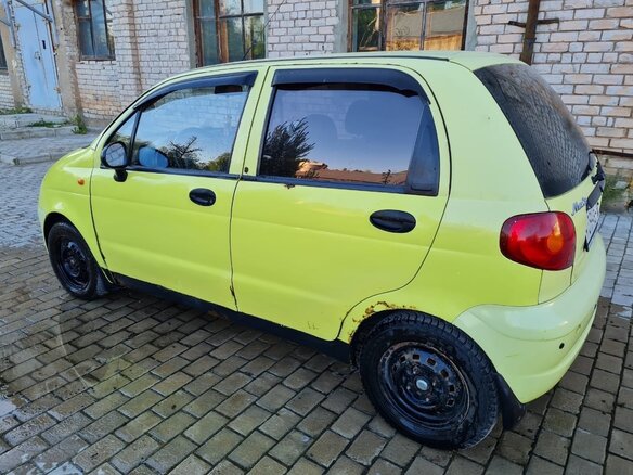 2006 Daewoo Matiz I Рестайлинг, жёлтый - вид 3