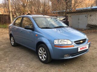 2004 Chevrolet Aveo I, голубой, 649000 рублей, вид 3