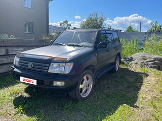 2002 Toyota Land Cruiser 100 Series Рестайлинг 1, чёрный, 1900000 рублей, вид 1